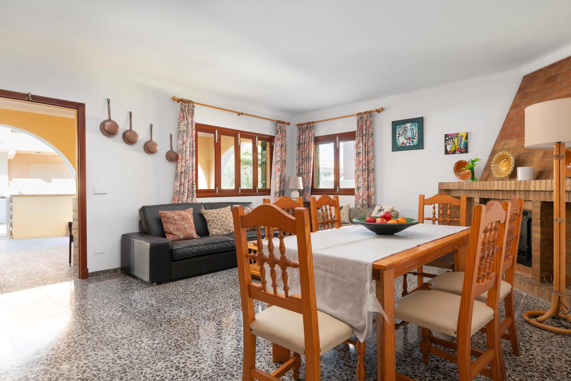 Tradicional Villa Calamar 7 Portocolom  Extérieur photo